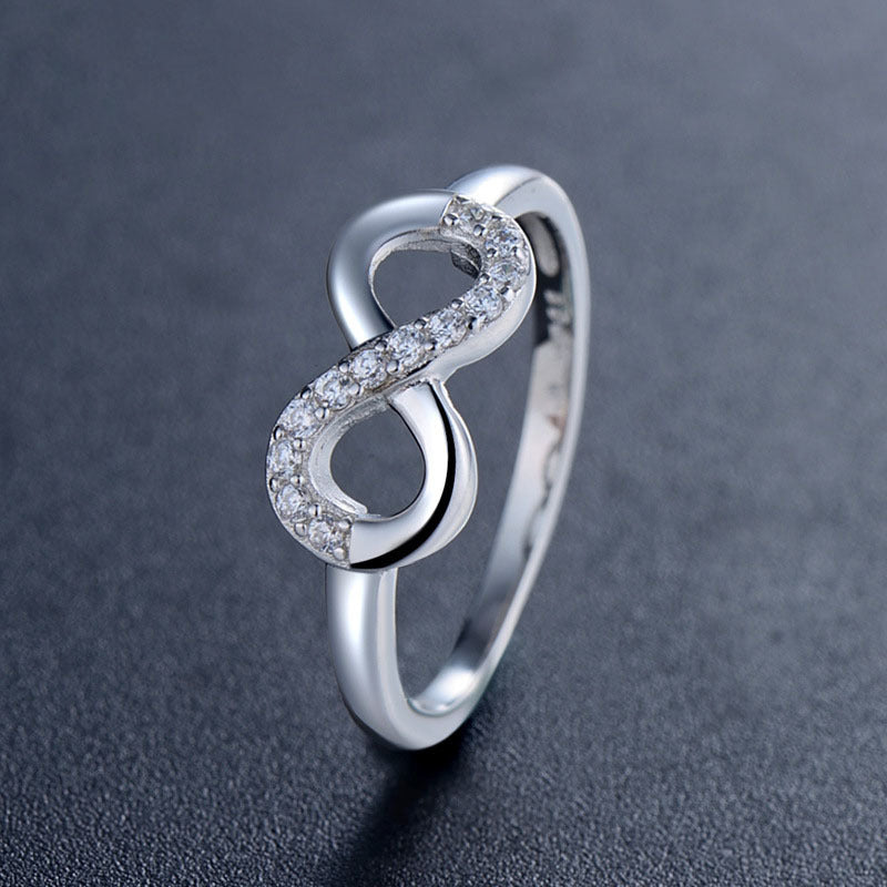 S925 Silver Infinity Ring