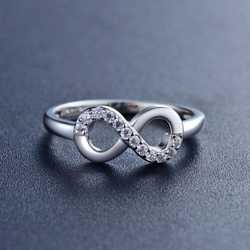 S925 Silver Infinity Ring