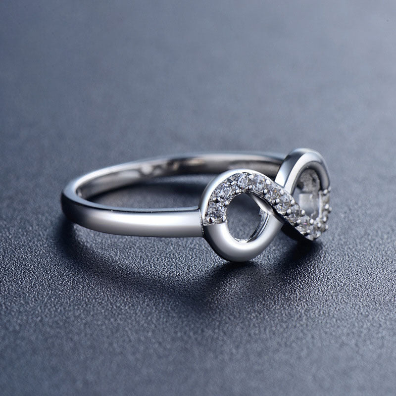 S925 Silver Infinity Ring