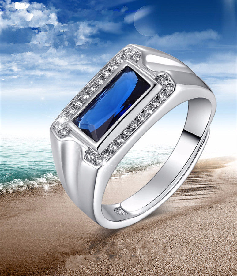 S925 Sterling Silver Jewellery Kyanite Ring