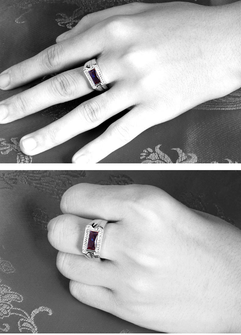 S925 Sterling Silver Jewellery Kyanite Ring