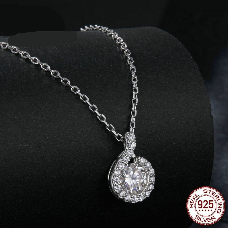 Moissanite Necklace S925 Sterling Silver