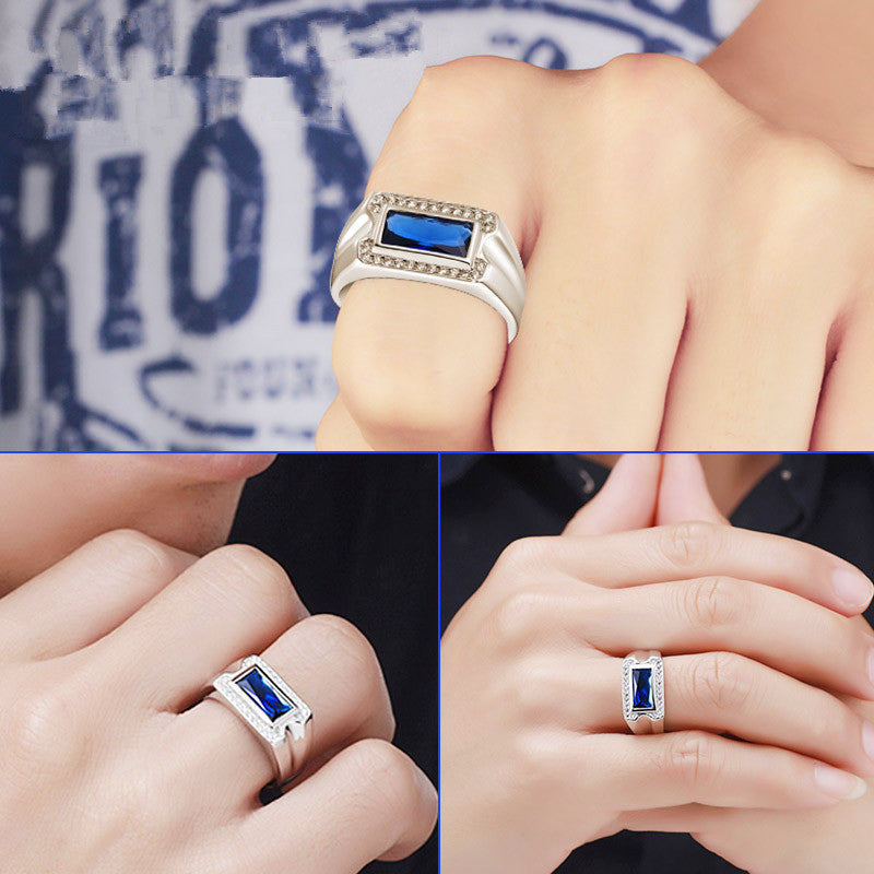 S925 Sterling Silver Jewellery Kyanite Ring