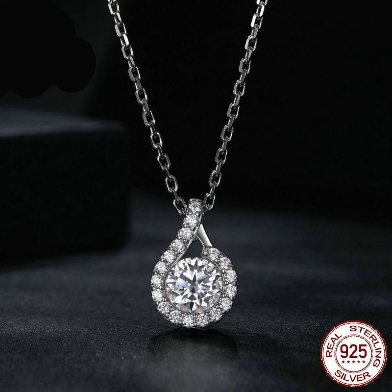 Moissanite Necklace S925 Sterling Silver