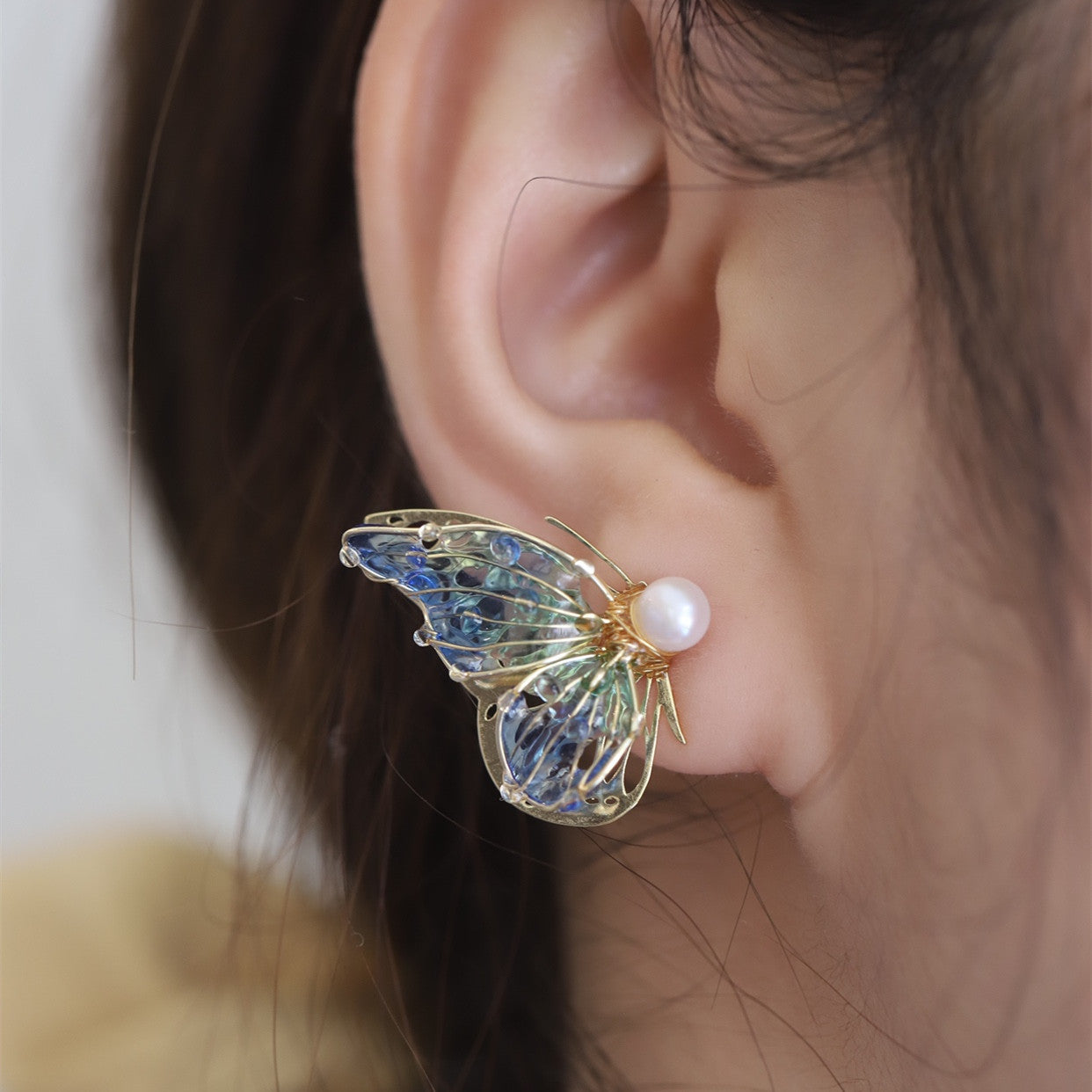 Butterfly Lady Stud Earrings