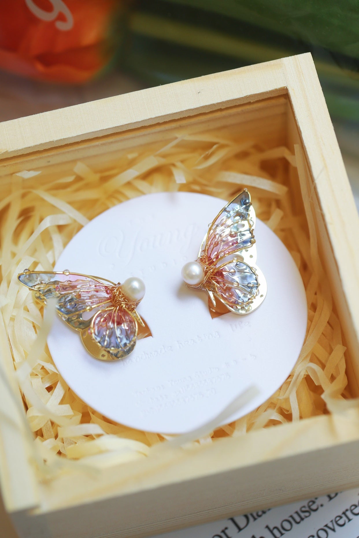 Butterfly Lady Stud Earrings