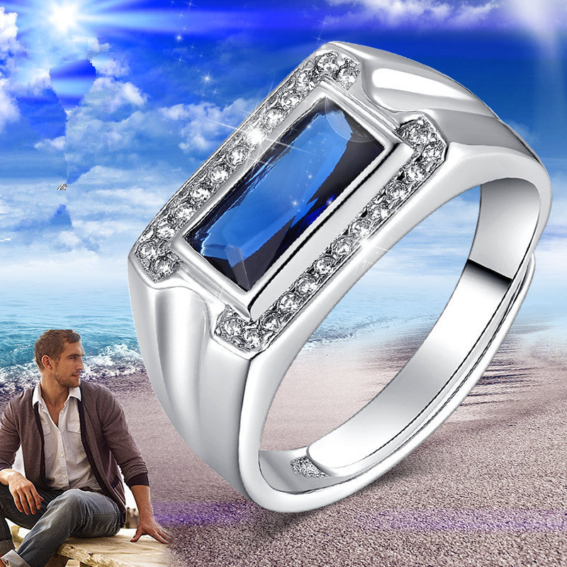 S925 Sterling Silver Jewellery Kyanite Ring