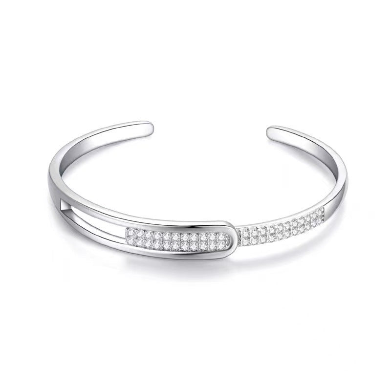 Elegant S925 S.Silver Korean Style Bracelet