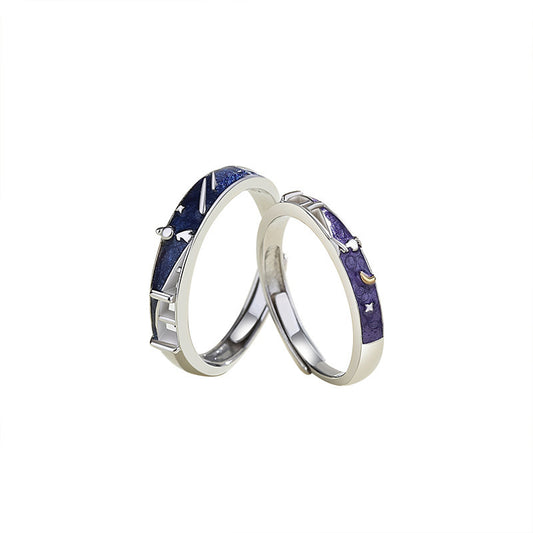 Sterling Silver Lovers Ring