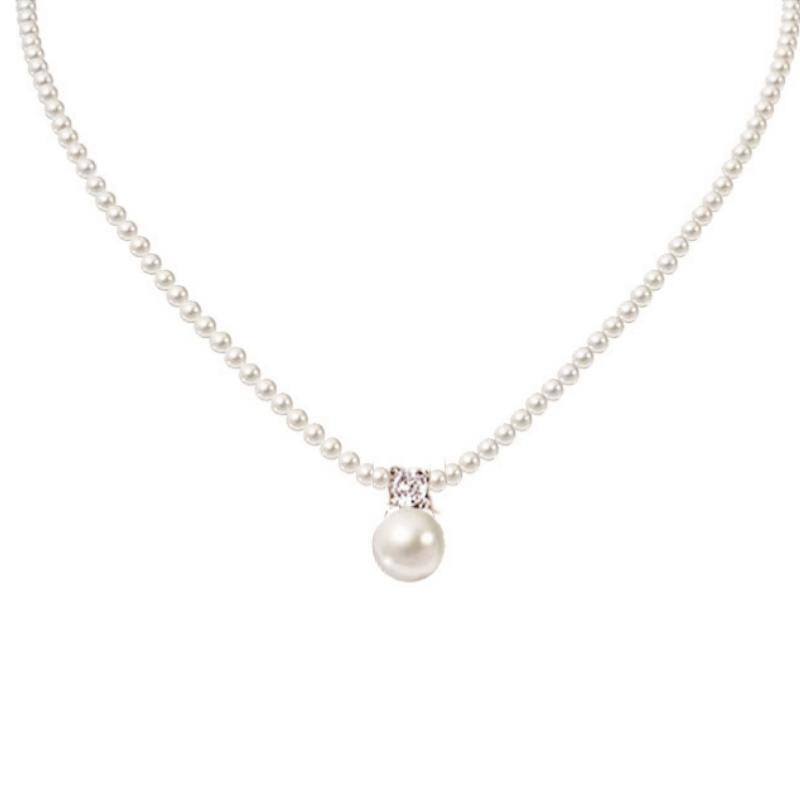 S925 Sterling Silver Pearl Necklace