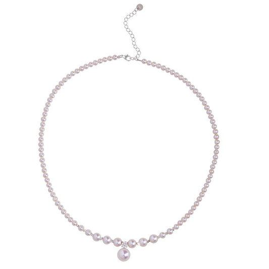 S925 Sterling Silver Pearl Necklace