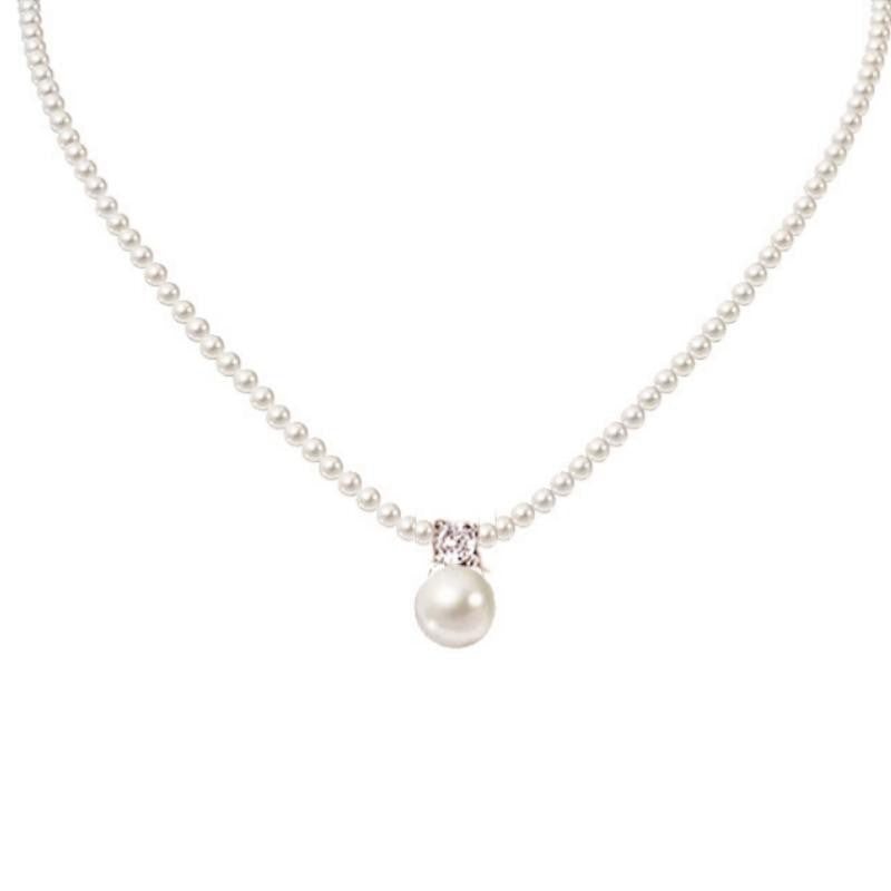 S925 Sterling Silver Pearl Necklace