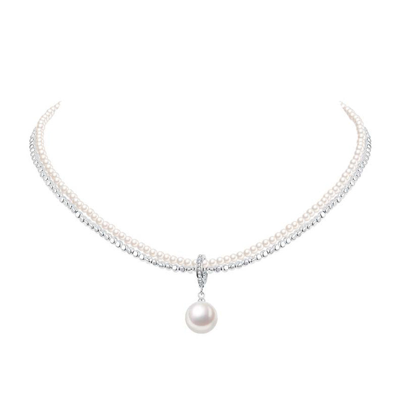 Two Pieces Of French Pearl Necklace