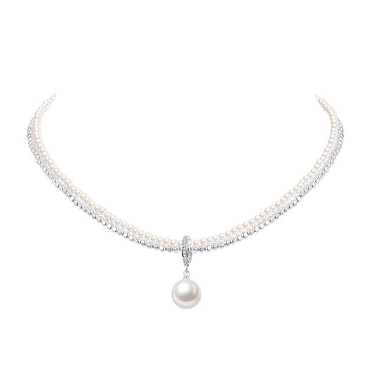 Two Pieces Of French Pearl Necklace