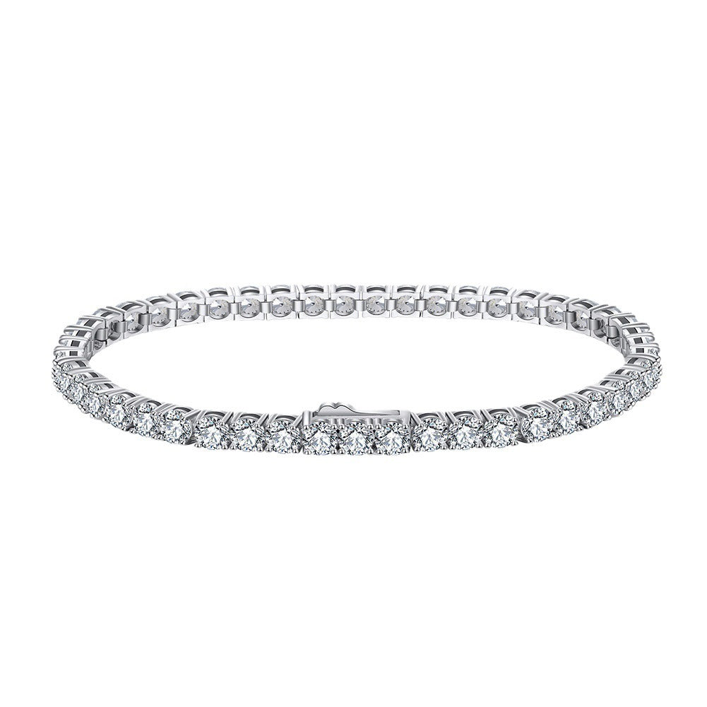 S925 Sterling Silver Tennis Bracelet