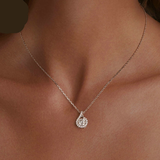 Moissanite Necklace S925 Sterling Silver