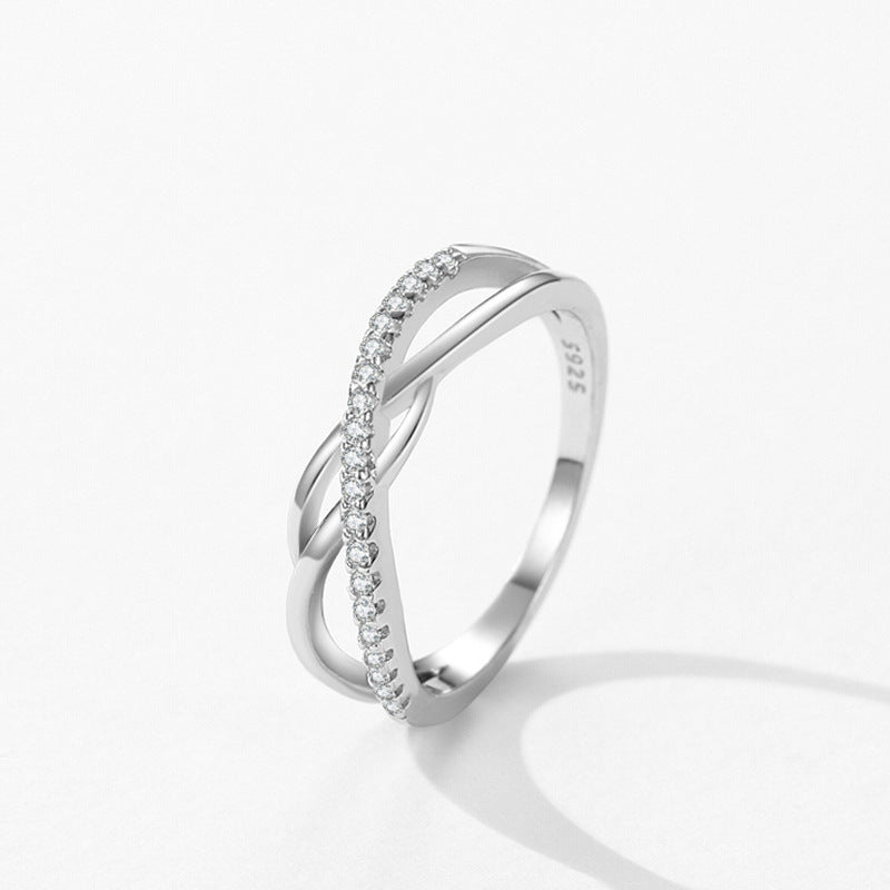 S925 Sterling Silver Cross Ring