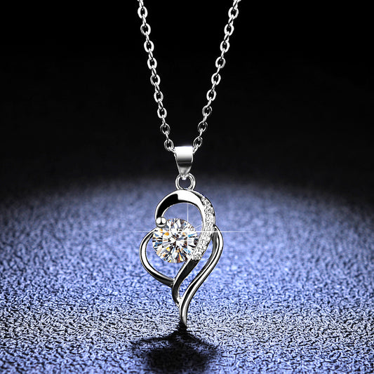 S925 silver with D-color Diamond Necklace