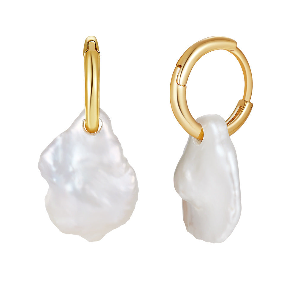 Wide Range of S925 Sterling Silver Natural Pearl Earrings