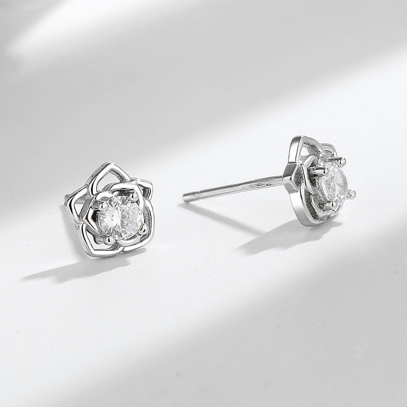 S999 Rose Earrings